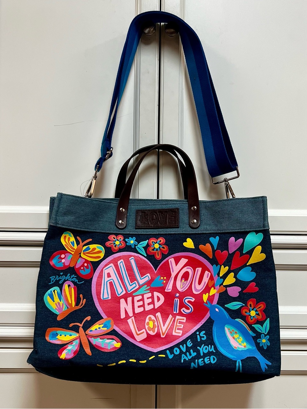 Brighton 💗 All You Need East West Denim Tote - H10088
